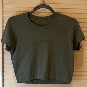 Lululemon Swiftly Tech Cropped Short Sleeve 2.0